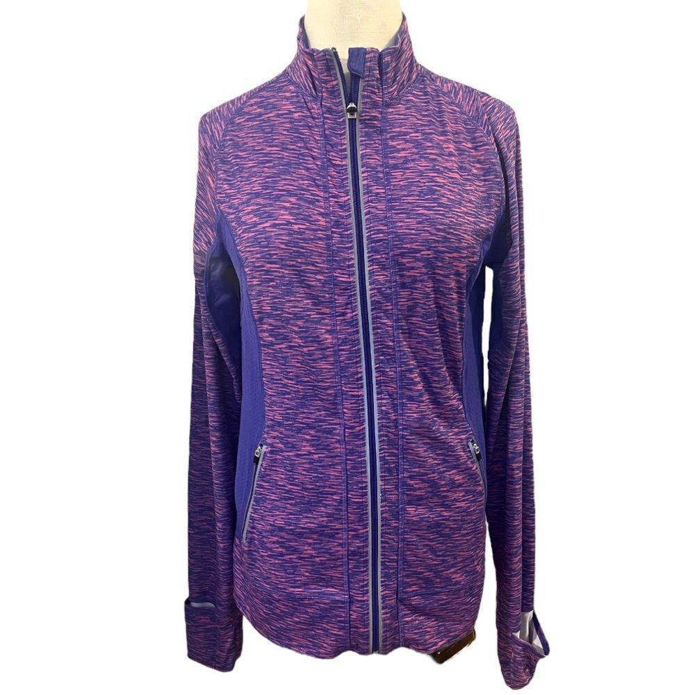 REVA Wear Full Zip Jacket Purple & Pink Women’s Size Large